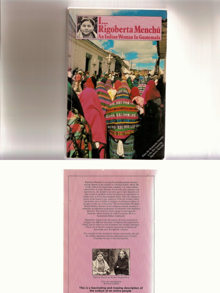 1999 MENCHU - I, Rigoberta Menchu and The Story of All Poor Guatemalans ...