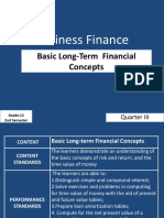 Business Finance: Basic Long-Term Financial Concepts