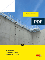 Aluminium Constructions For Your Safety: Securing of Access To Heights in The Industry