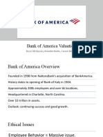 Fina4310 Group4bankofamerica Valuation