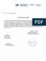 Tribunales Homologados Pasaje de Gdo. 2023