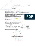 Matematica 19-4-2021 TP N°2 - Funcion Cuadratica