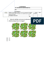 I. Selección Múltiple, Solo Marca La Alternativa Correcta. 2 Pts. 1. ¿Cuántas Abejas Hay en La Imagen?