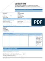 Acide Sulfonique: Fiche de Données de Sécurité