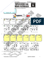 Multiplicación Con Números Naturales: 73664 8 A 43654 7 B 53225 6 C 23454 9 D 21568 5 e 83746 4 F