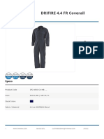 DRIFIRE 4 4 FR Coverall