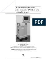 Manual de Funcionamiento Del Sistema de Contrapulsación Intraaór Tica (Cpia) de La Serie Autocat 2 de Arrow