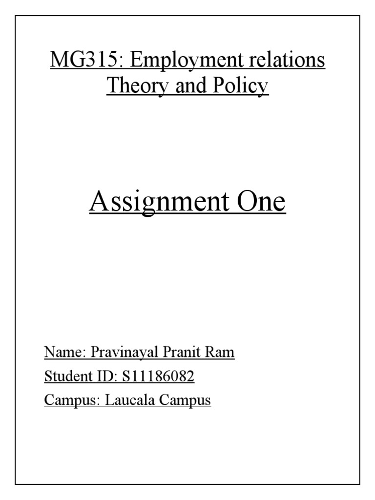 Management Prerogative in Employment Relations | PDF | Employment ...