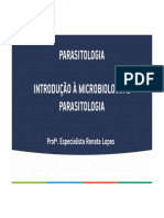 Parasitologia Introdução À Microbiologia E Parasitologia: Prof . Especialista Renata Lopes