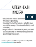 Pu5552 - Inequalities in Health in Nigeria