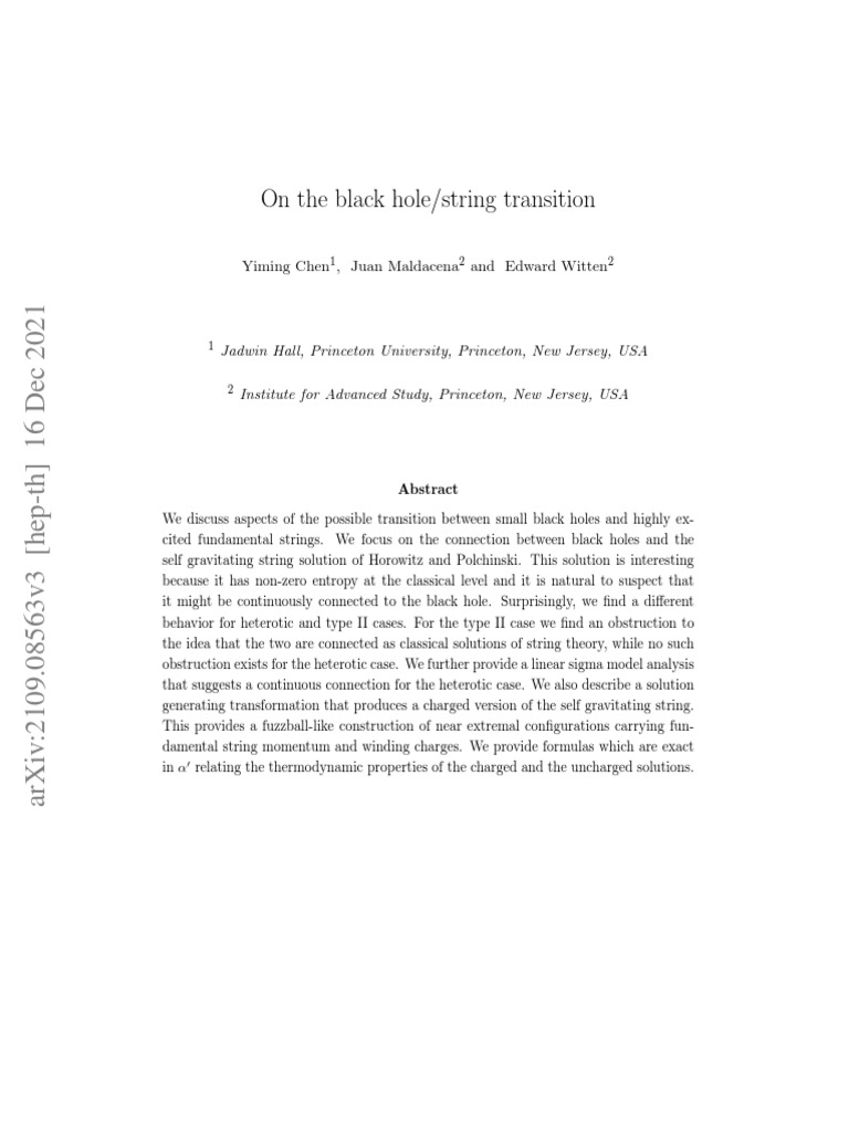 on-the-black-hole-string-transition-yiming-chen-juan-maldacena-and