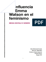 Emma Watson Media Digitale e Genere - Elena Balmaseda