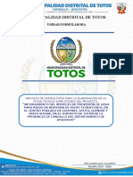 Municipalidad Distrital de Totos: Unidad Formuladora
