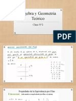 2021 Álgebra y Geometría Teórico clase 2