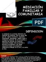 Mediación Familiar y Comunitaria