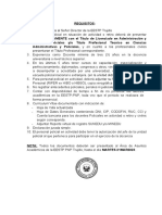 Requisitos y Formatos Adaptacion 2023-1