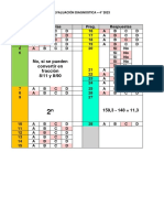 No, Si Se Pueden Convertir en Fracción 8/11 y 8/90: Evaluación Diagnostica - 4° 2023 Nombre