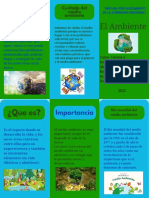 Brochure Empresarial Simple Con Fotografia Azul