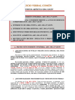 Supuestos Artículo 250.1 Leciv: La Sentencia de La Audiencia Provincial de Santa Cruz de