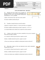 Exercícios Termodinâmica