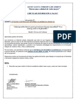 Liceo Santa Teresita de Lisieux "Hacia Una Calidad de Vida Mejor" Circular Informativa No.017