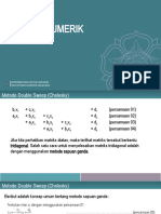 Metode Numerik: Pertemuan IV