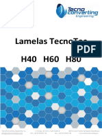 Lamelas Tecnotec H40 H60 H80