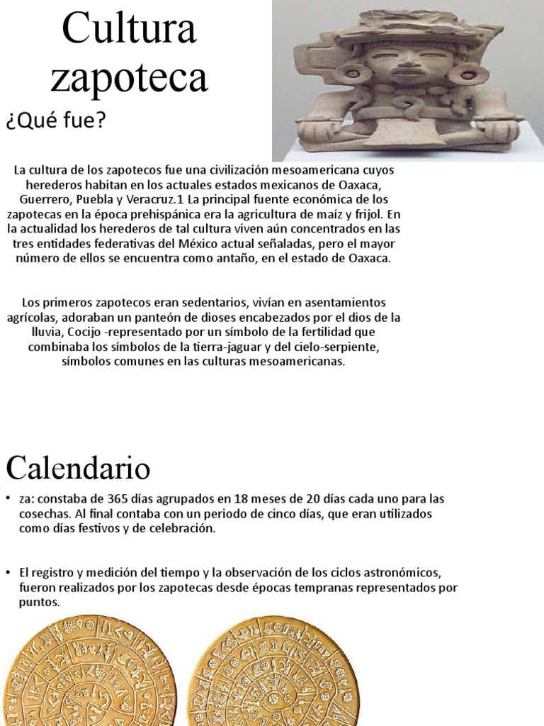 Cultura Zapoteca | PDF
