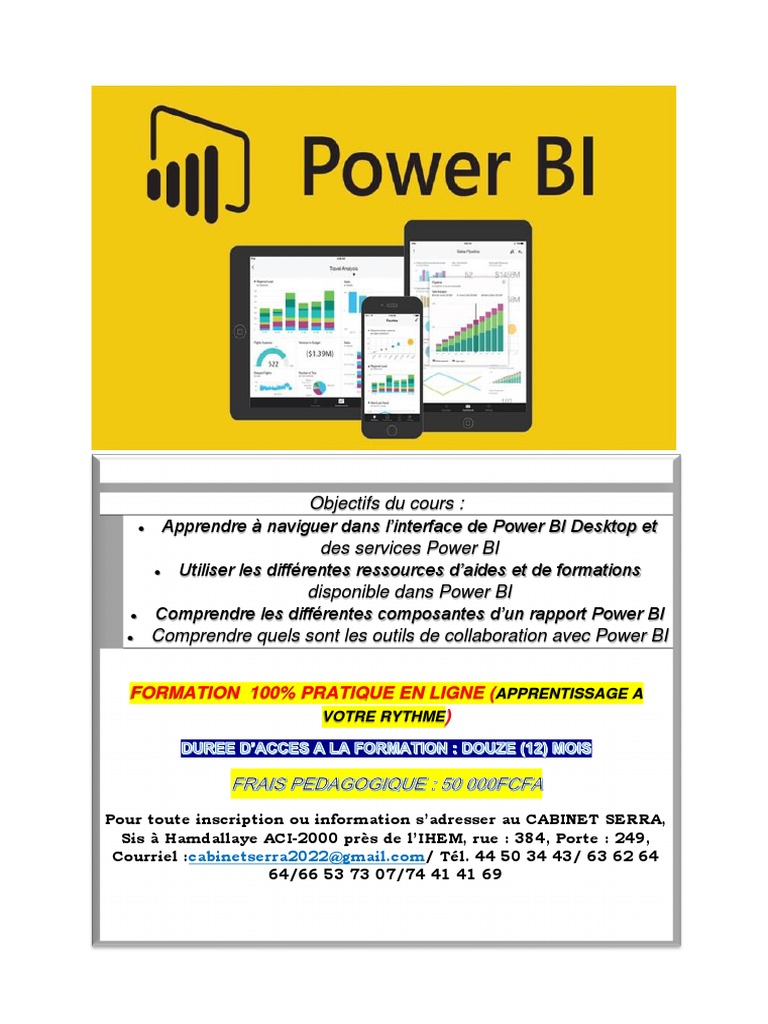 Maîtrisez Power BI à Votre Rythme | PDF