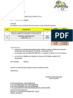 Informe de Reparacion de Cucharon Por Rajadura Del Cordon y Reforzamiento de Adapter.