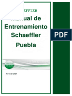 Manual de Entrenamiento Schaeffler Puebla: Revisión 2021