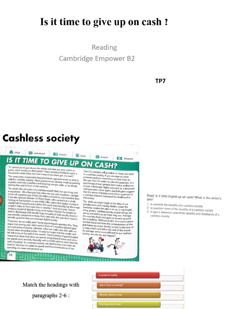 TP6 - Reading Comprehension - First and Second Conditional | PDF