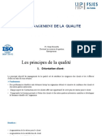 Management de La Qualite: Pr. Omar Bousstta Doctorat en Sciences de Gestion Entrepreneur
