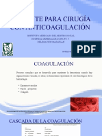 Paciente para Cirugía Con Anticoagulación