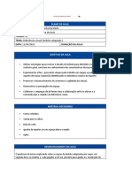 Plano de Aula para Deficiente Visual