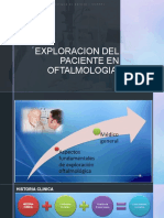Exploracion Del Paciente en Oftalmologia: Universidad Cristiana de Bolivia - UCEBOL