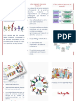 Qué Es La Educación Inclusiva (Trifoliar)