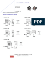 Line Filters LFU Type