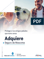 Brochure Seguro Mascotas 2022