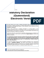 Form 1 Version 2 Statutory Declaration Form Electronic Version