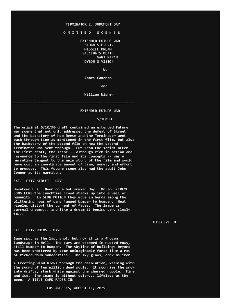 Terminator 2 | PDF | Travel