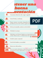 Mantener Una Buena Alimentación