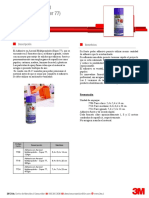 Adhesivo en Aerosol Multipropósito (Super 77) 7706, 7716, 7724