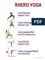 Yoga Poses - Superhero