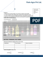 Parle Agro PVT LTD.: Acknowledge Form