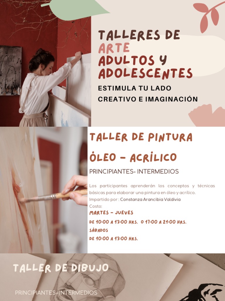 Talleres de Adultos | PDF | Arte | Estilo de vida