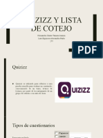 Quizizz Y Lista de Cotejo: Hernández Zárate Tamara Jazmín Lara Espinosa Alessandra Paola 2°7