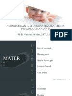Neonatus Dan Bayi Dengan Masalah Serta Penatalaksanaannya Silfia Nuzulus Sa'idah, S.ST., M.Keb