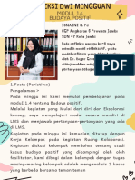 Refleksi Dwi Mingguan: MODUL 1.4 Budaya Positif