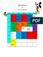 Horario de Clases 1° 2019